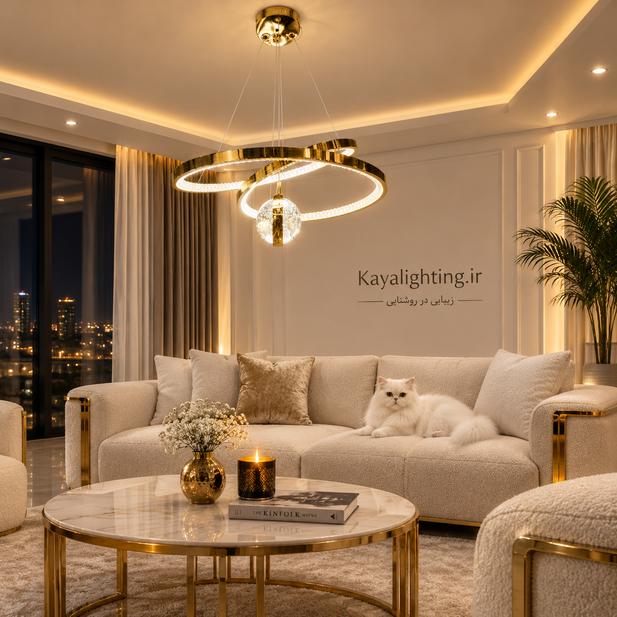 لوستر مدل توکلی vip کریستالی