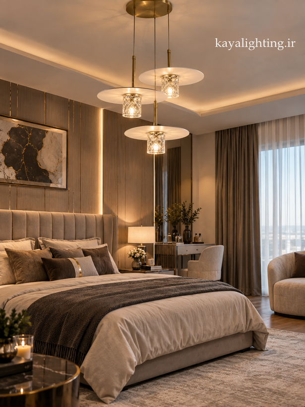 لوستر مدل PH01 کریستالی